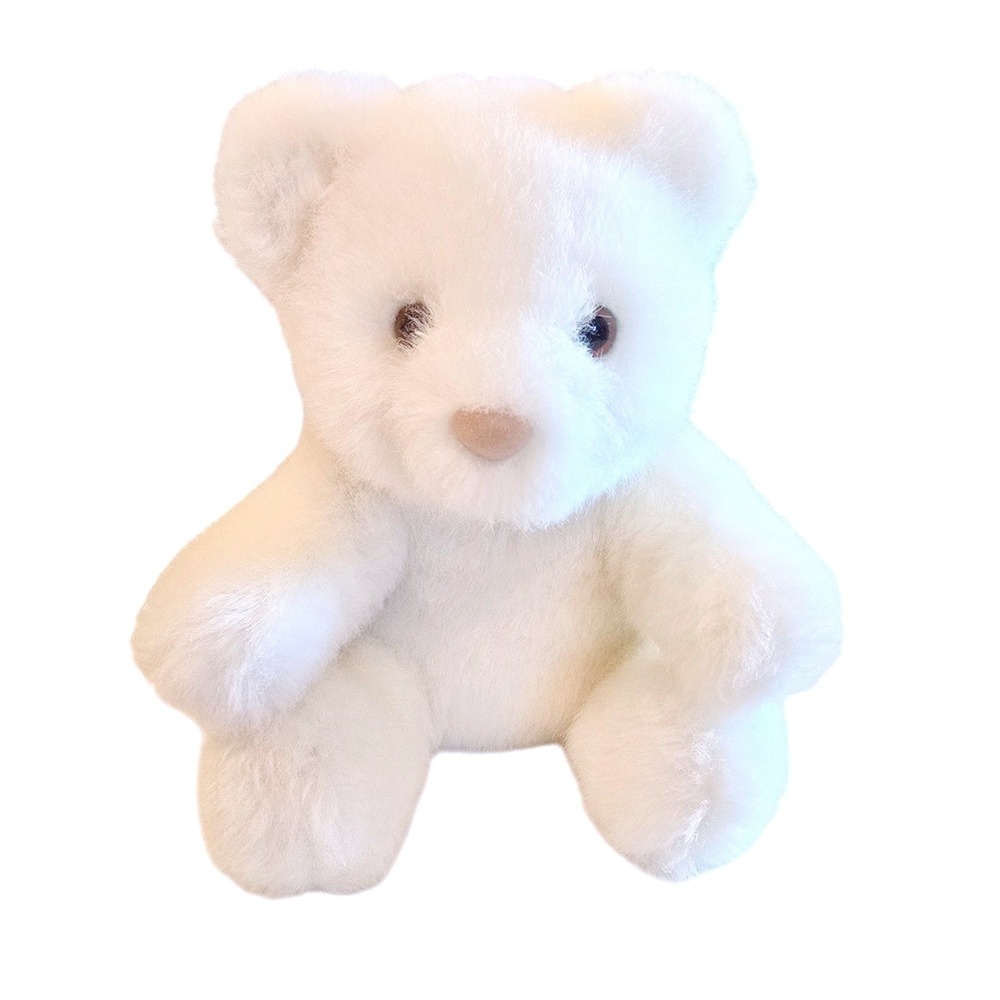 Vintage 1988 Applause BRAVO! SUGAR BABY White‎ Teddy Bear Plush 8" Rare 13912